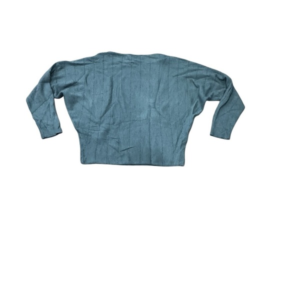 Cyrus Sweaters - EUC Teal Knit Sweater batwing beauty soft and comfy oversized Med Anthropologie